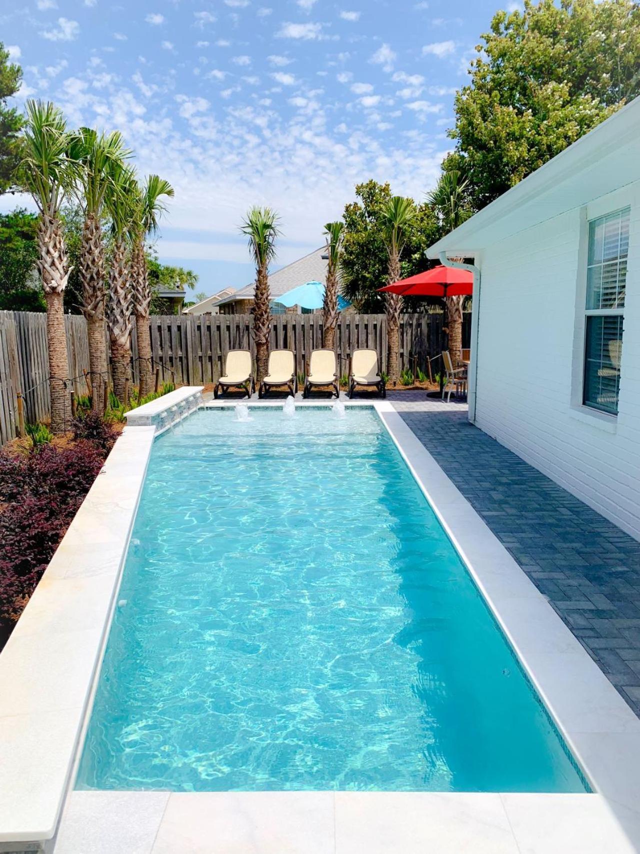 Beautiful Pet Friendly Home! New Tropical Pool, Opt Golf Cart And Pool Heat, Minutes To Beach เดสติน ภายนอก รูปภาพ